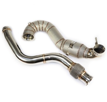 STS Downpipe con Heatshield Mercedes-Benz A 45, CLA 45, GLA 45 AMG 4matic