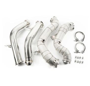 STS Downpipe con Heatshield Mercedes-Benz E-Klasse W213 AMG E63