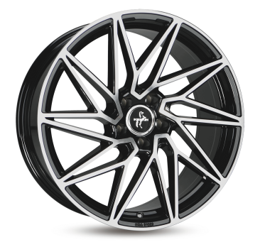KESKIN KT 20 BLACK FRONT POLISH 20" - 5x112